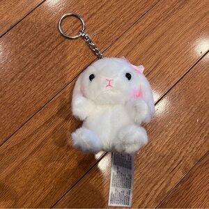 Amuse Pote Loppy Bunny Plush Keychain